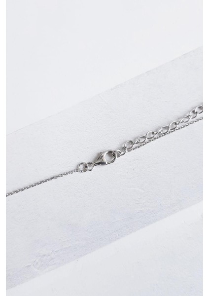 Ithal Mozanit G Color Dikdörtgen Gümüş Kolye indirimleri