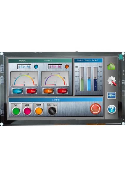 10.1" Industry Kapasitif Touch Hmi Ekran