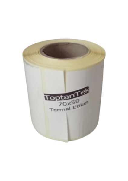 70 x 50 mm Termal Etiket G.70 mm Y.50 mm Bir Rulo 400 Adet