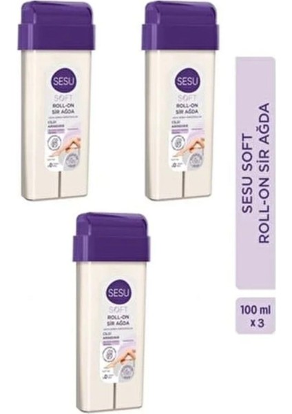 Roll-On Sir Ağda Soft 100 ml x 3 Adet