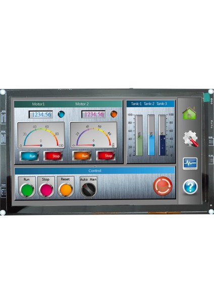 7" Industry Kapasitif Touch Industry Hmi Ekran