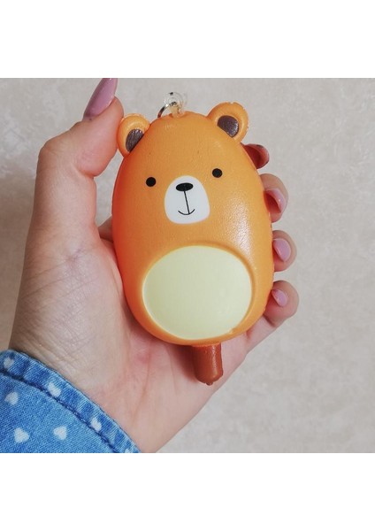 Anahtarlık Çanta Araba Süsü Squishy Sevimli Ayı Hayvan Figürlü Sukuşi fiyatları