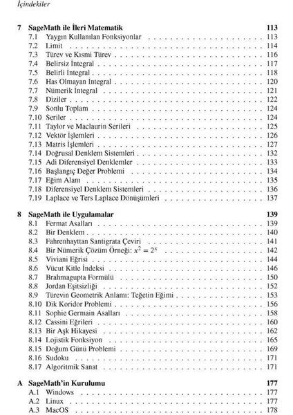 Sagemath ile Matematik - Sinan Kapçak