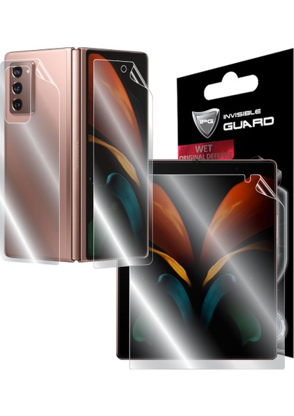 Ipg Samsung Galaxy Z Fold2 Hydrogel Tam Kaplama (Iç - Dış Ekran ve Arka Koruma)