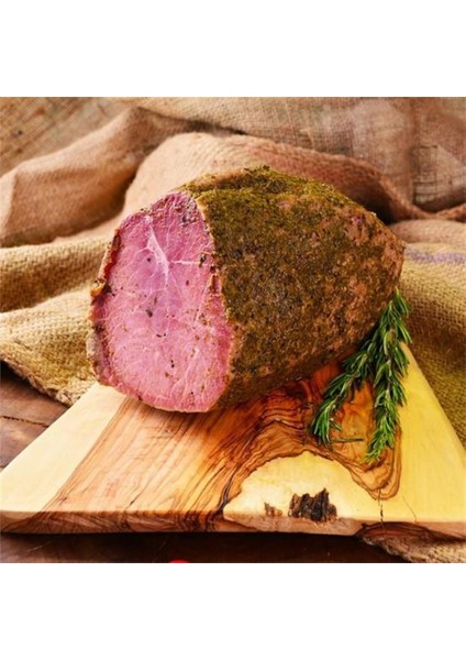 Roastbeef Tütsülenmiş Dana Füme Et Kekikli Az Yağlı Katkısız 1000 G ℮