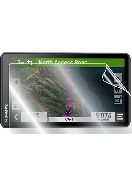 Garmin Zumo Xt2 Motosiklet Uydu Navigasyon Için Ipg Hydrogel Görünmez Ekran Koruyucu