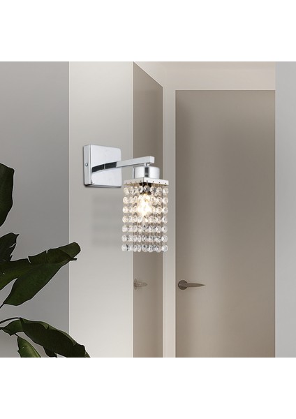 Peter Krom Kristal Taşlı Koridor, Yatak Başı, Oturma Odası Salon Aplik