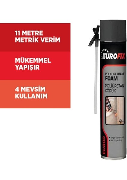 Poliüretan Köpük Pipetli 600 gr