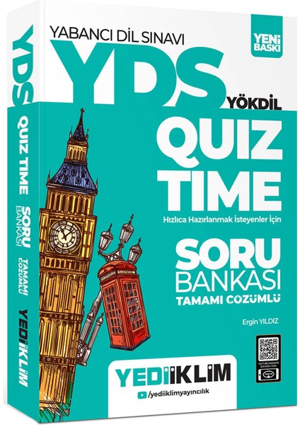YDSYÖKDİL Quiz Time Tamamı Çözümlü Soru Bankası