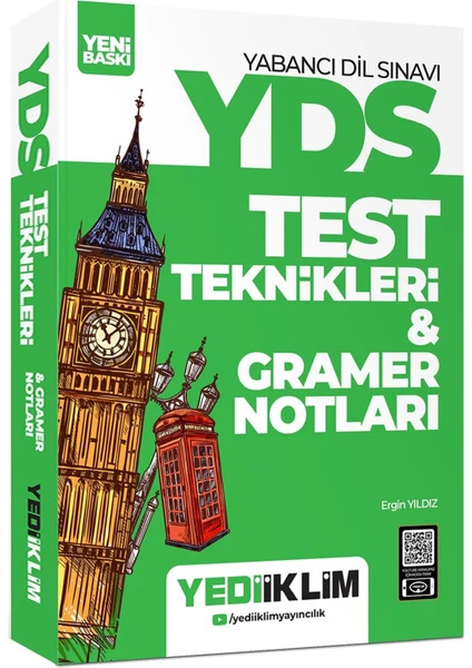 Yediiklim Yayınları YDS YÖKDİL Test Teknikleri ve Gramer Notları