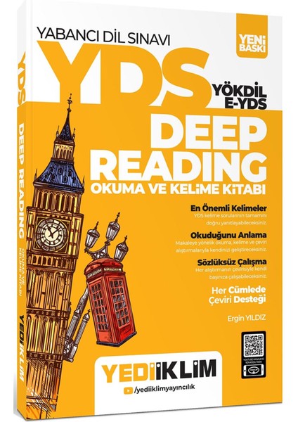 YDS YÖKDİL Deep Reading Okuma ve Kelime Kitabı