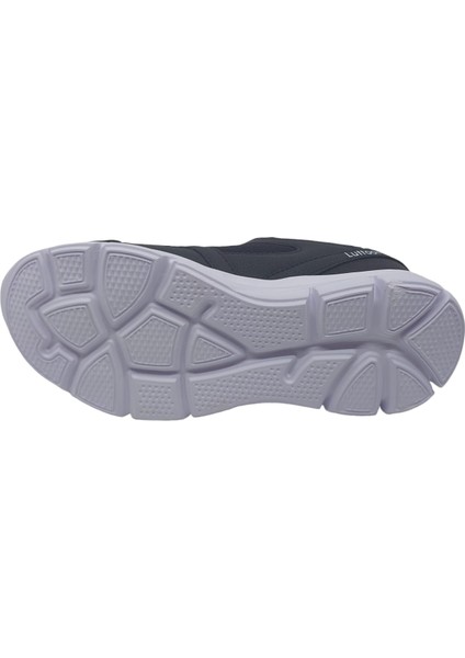 Lutton 2510 Unisex Siyah Bağcıklı File Koşu ve Günlük Kullanım Spor Ayakkabı