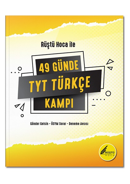 Rehber Yayınları 49 Günde TYT Türkçe Kampı -Rüştü Hoca 2024