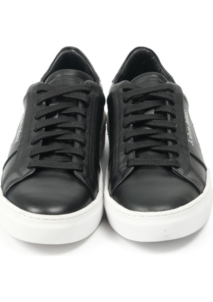 Erkek Sneaker Ag- 23020-2 John May Antik Siyah+Antik Beyaz