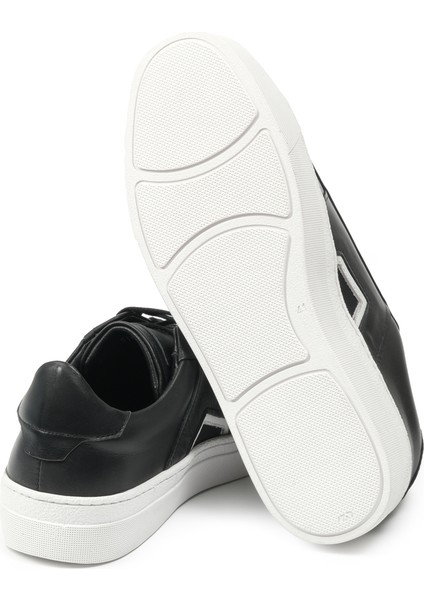 Erkek Sneaker Ag- 23020-2 John May Antik Siyah+Antik Beyaz