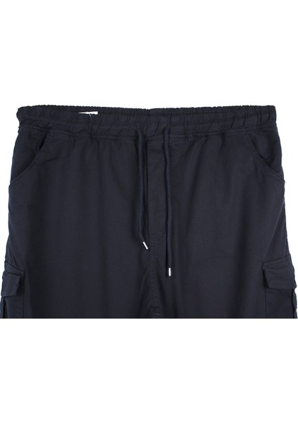 Kargo Cepli Büyük Beden Gabardin Pantolon Siyah fiyatları