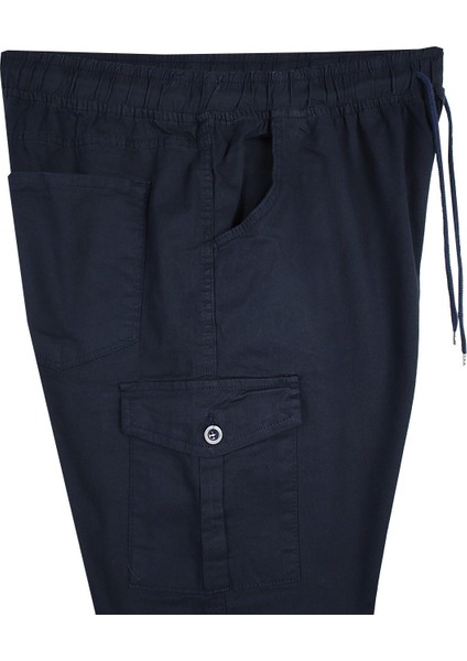 Kargo Cepli Büyük Beden Gabardin Pantolon Lacivert fırsatları