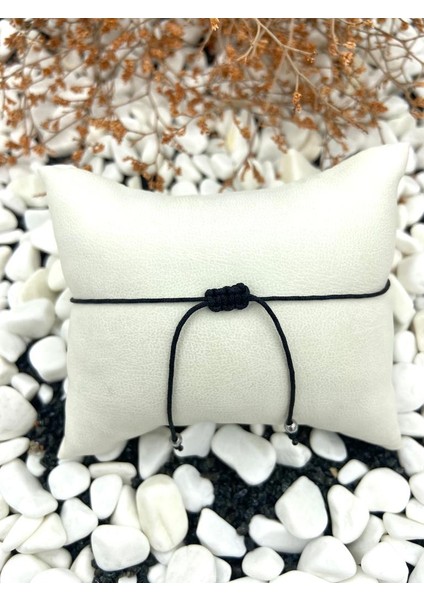 Hematit Doğal Taş Örgülü Mors Alfabesi Sevgili Bilekliği modelleri