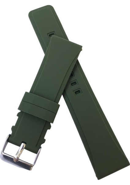 22MM Renkli Silikon Saat Kordonu Kayışı