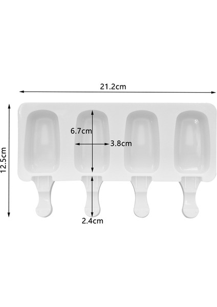 DMR-4200 Silikon Magnum Mini Dondurma Kalıbı 4 Lü fiyatları