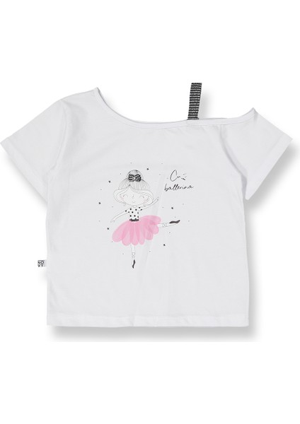 Hayal Tüllü Etek Düşük Omuzlu Tshirt Kız Çocuk 2'li Takım - 2-9 Yaş - 2091 indirimleri