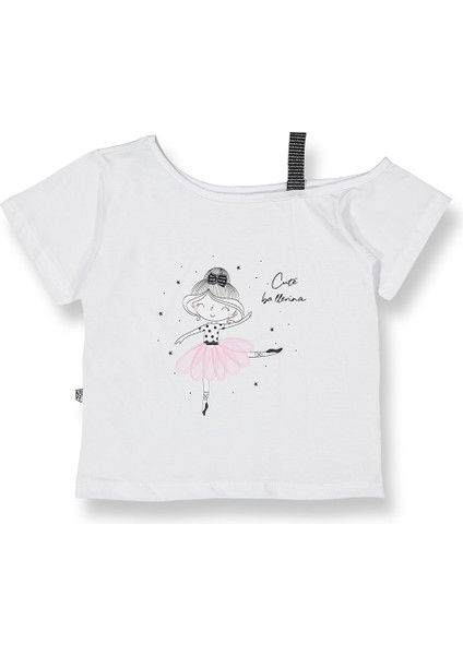 Hayal Tüllü Etek Düşük Omuzlu Tshirt Kız Çocuk 2'li Takım - 2-9 Yaş - 2091 indirimleri