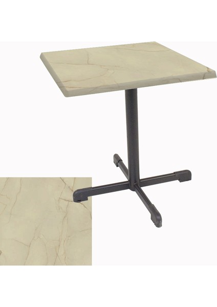 Halley Werzalit Kare Esb Mutfak Masası 70X70 - Golden Marble