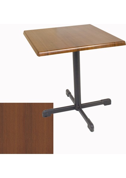 Halley Werzalit Kare Esb Mutfak Masası 60X60 - Koyu Ahşap