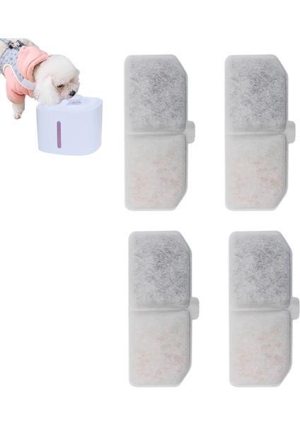 Kedi Köpek Su Şelalesi Yedek Filtre 4 Adet