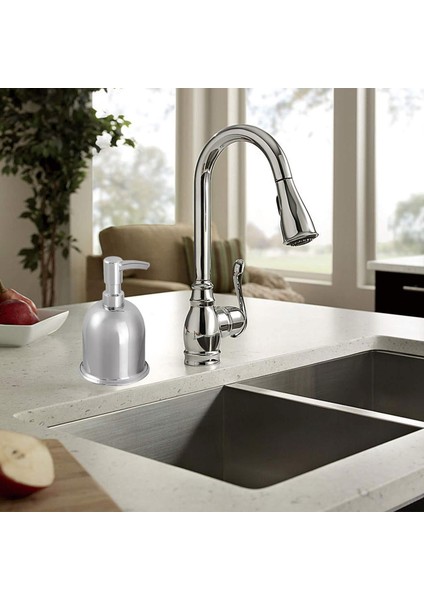 Küre Sıvı Sabunluk Losyon Yağ Şişesi Paslanmaz Set Üstü Sıvı Sabunluk