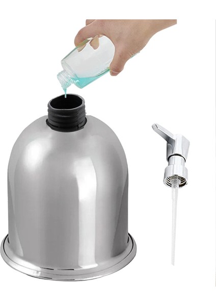 Küre Sıvı Sabunluk Losyon Yağ Şişesi Paslanmaz Set Üstü Sıvı Sabunluk fırsatları