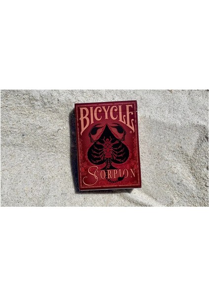 Bicycle Scorpion Oyun Kağıdı Kartı Iskambil Kartları Destesi Red (Kirmizi)