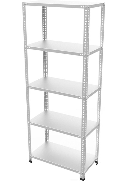 ® 5 Katlı Paslanmaz Krom Raf, Soğuk Oda Rafı 31X75-1.00 MM-200 cm