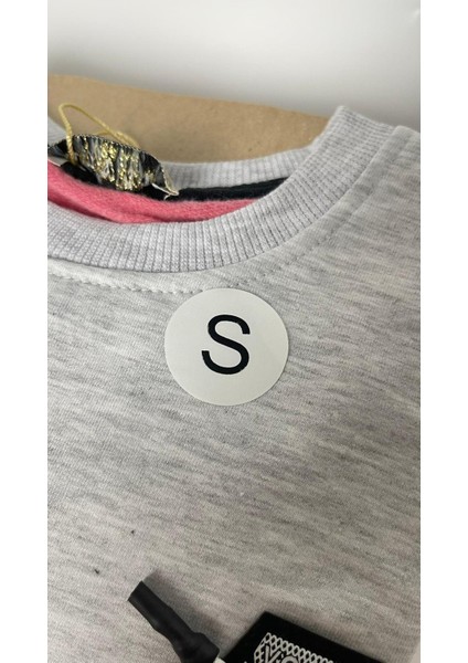 S Beden Etiketi Yuvarlak Yapışkanlı 3 x 3 cm 150 Adet