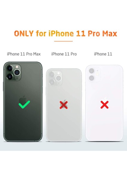 Apple iPhone 11 Pro Max Kılıf Kamera Lens Korumalı Renkli Magsafe Şeffaf Silikon fiyatları