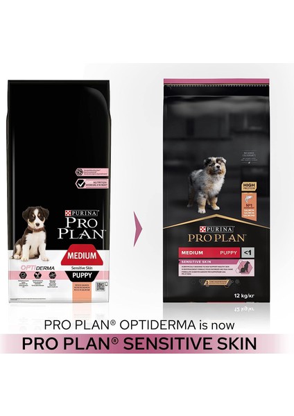 Proplan Medium Puppy Somon Köpek 12KG Sensitive Skin Somonlu Yavru Köpek Maması fiyatları