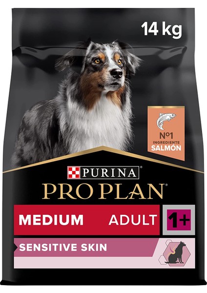 Medium Adult Somonlu Hassas Yetişkin Köpek Maması 14KG
