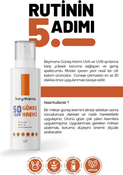 50SPF+ Çok Yüksek Koruyuculu Yüz ve Vücut Güneş Kremi 100ML fiyatları