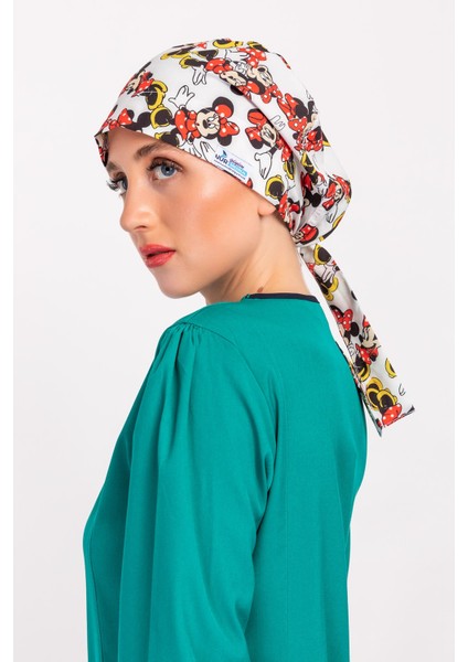 Beyaz Minnie Mouse Hemşire Doktor Tesettür Bone modelleri