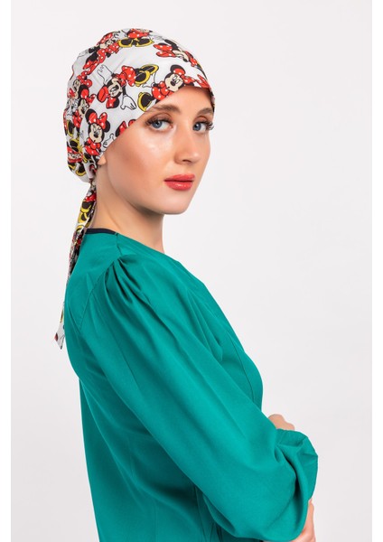 Beyaz Minnie Mouse Hemşire Doktor Tesettür Bone fırsatları