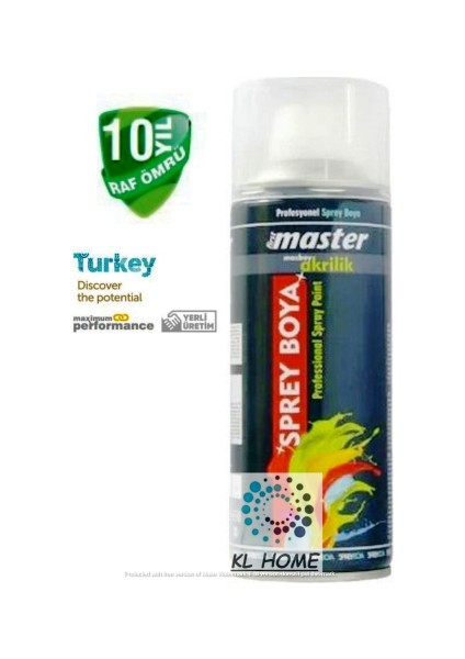 Akrilik Sprey Boya Açık Gri 400 ml