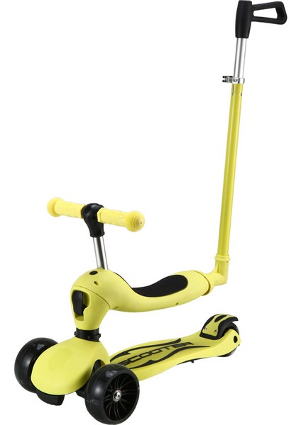 1-8 Yaş Arası 4 Tekerlekli Çocuk Scooter'ı (Yurt Dışından)
