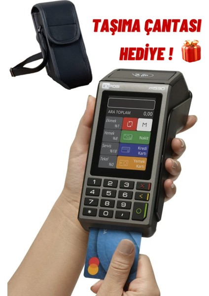 Inpos M530 4G Yeni Nesil Yazarkasa Pos Mobil+1 Paket Pos Rulosu