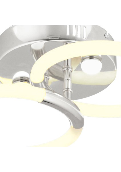 Honos 2li Krom Plafonyer LED Avize