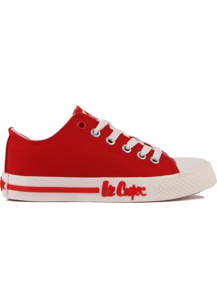 Lee Cooper - Kırmızı Renk Bağcıklı Kadın Sneaker