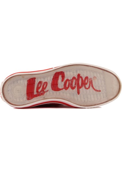 Lee Cooper - Kırmızı Renk Bağcıklı Kadın Sneaker indirimleri