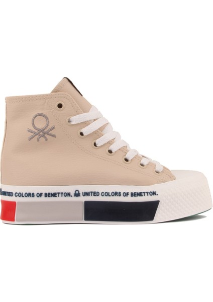 Benetton - Bej Renk Kadın Sneaker