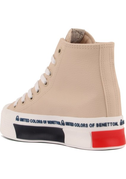 Benetton - Bej Renk Kadın Sneaker fırsatları