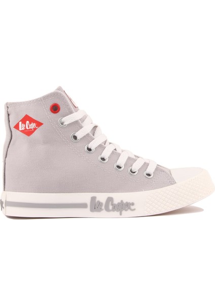 Lee Cooper - Gri Renk Bağcıklı Kadın Sneaker