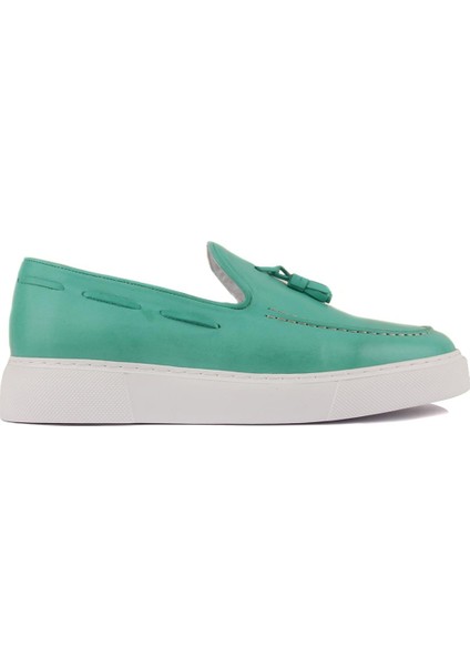 Sail Lakers - Su Yeşili Deri Sneaker